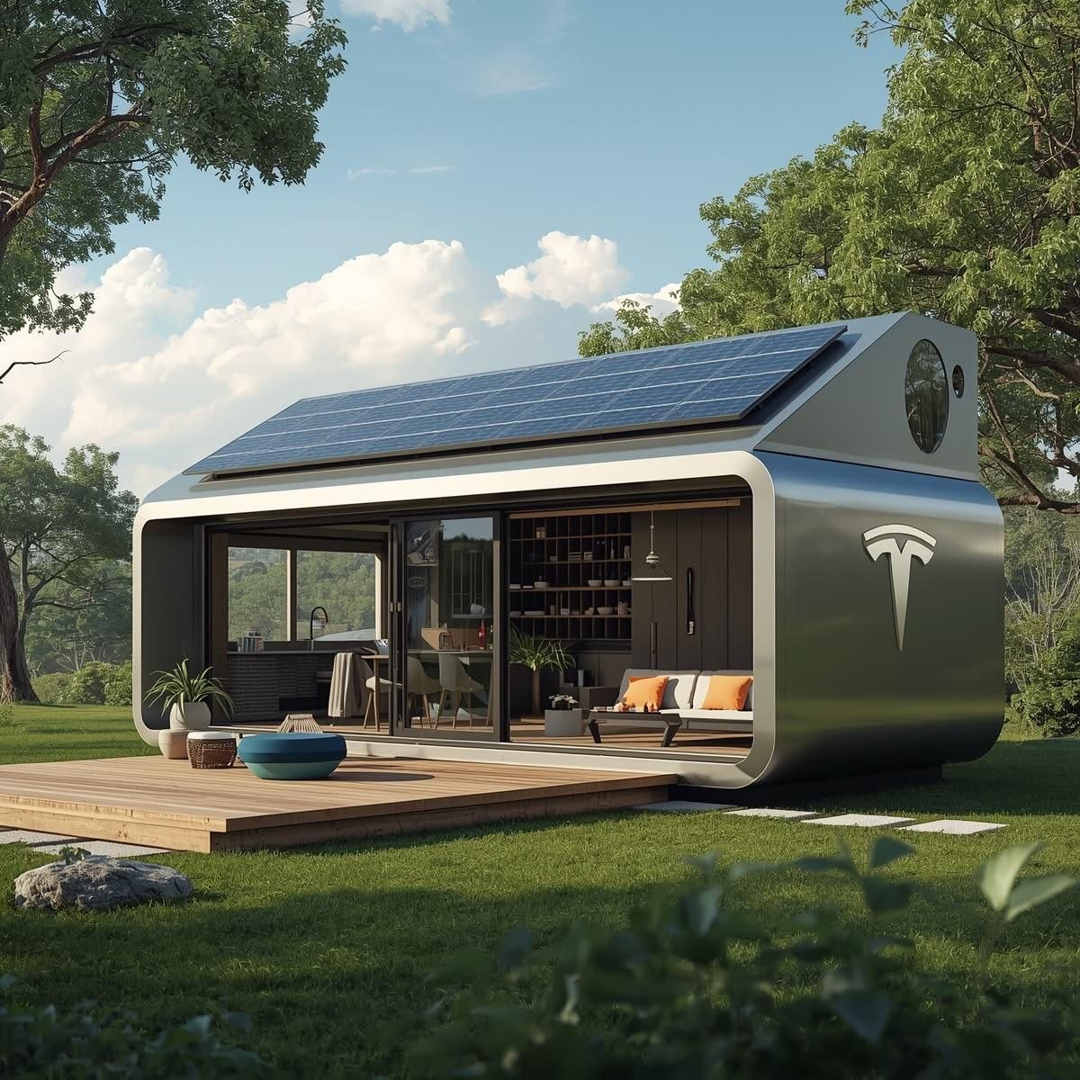Tesla EcoPod Smart House
