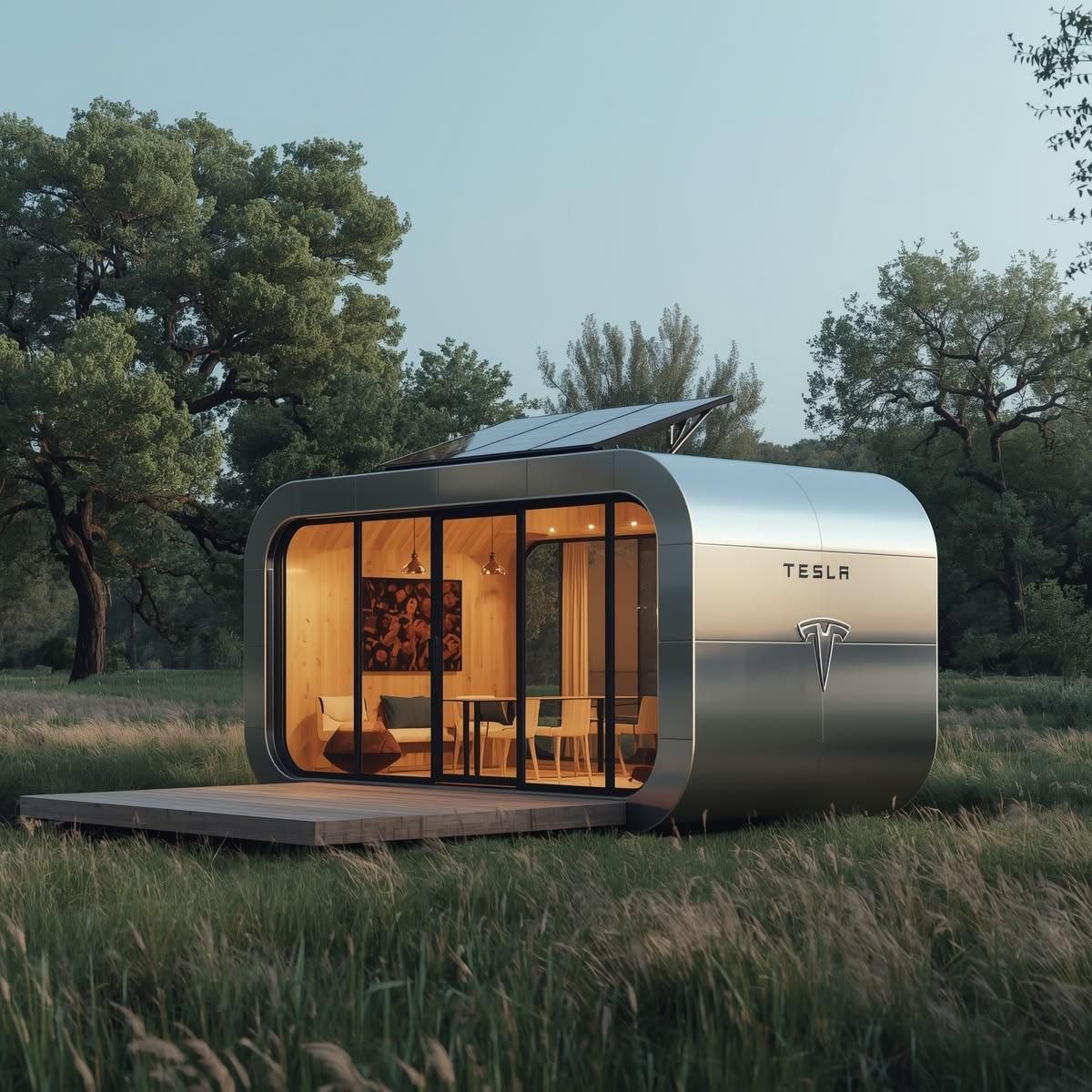 Tesla EcoPod Smart House